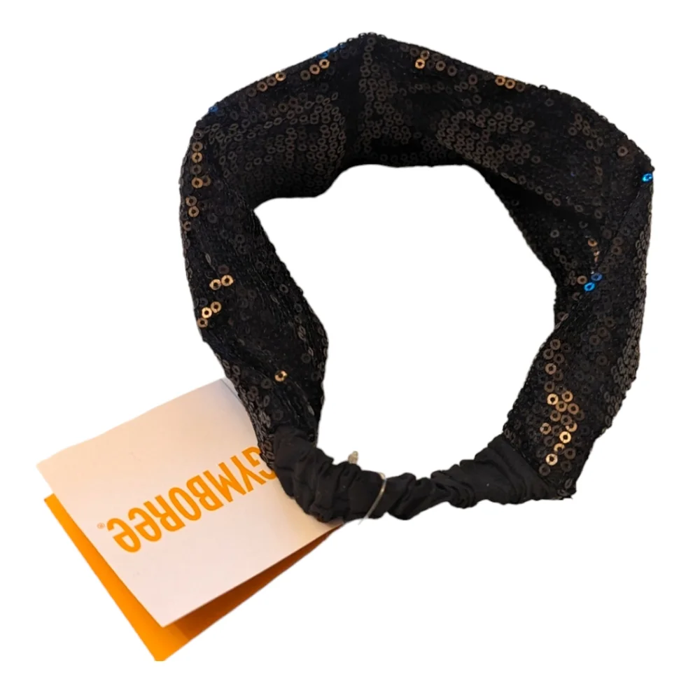 Gymboree Girls 3+ Black Sequin Dressy Headband
